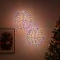 Preview: Weihnachts-Finial-Licht 2 stk. 240 LEDs Mehrfarbig