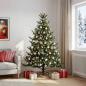 Preview: Künstlicher Weihnachtsbaum mit Weihnachtskugel 180 cm 300 LEDs