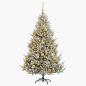Preview: Künstlicher Weihnachtsbaum mit Weihnachtskugel 240 cm 300 LEDs