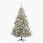 Preview: Künstlicher Weihnachtsbaum mit Weihnachtskugel 210 cm 300 LEDs