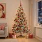 Preview: Künstlicher Weihnachtsbaum mit Weihnachtskugel 180 cm 300 LEDs