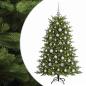 Preview: Künstlicher Weihnachtsbaum mit Weihnachtskugel 210 cm 300 LEDs
