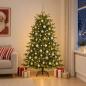 Preview: ARDEBO.de - Künstlicher Weihnachtsbaum mit Weihnachtskugel 240 cm 300 LEDs