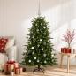Preview: ARDEBO.de - Künstlicher Weihnachtsbaum mit Weihnachtskugel 150 cm 150 LEDs