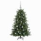 Preview: Künstlicher Weihnachtsbaum mit Weihnachtskugel 150 cm 150 LEDs