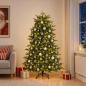 Preview: ARDEBO.de - Künstlicher Weihnachtsbaum mit Weihnachtskugel 180 cm 300 LEDs