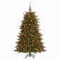 Preview: Künstlicher Weihnachtsbaum mit Weihnachtskugel 240 cm 300 LEDs