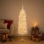 Preview: Künstlicher schmaler Weihnachtsbaum mit Weihnachtskugel 120 cm