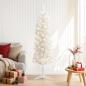 Preview: ARDEBO.de - Künstlicher schlanker Weihnachtsbaum 120 cm 150 LEDs