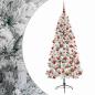 Preview: Künstlicher Weihnachtsbaum mit Weihnachtskugeln 210 cm 300 LEDs