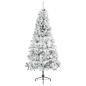 Preview: Künstlicher Weihnachtsbaum mit Weihnachtskugeln 210 cm 300 LEDs