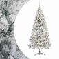 Preview: Künstlicher Weihnachtsbaum mit Weihnachtskugeln 210 cm 300 LEDs