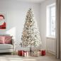 Preview: Künstlicher Weihnachtsbaum mit Weihnachtskugeln 210 cm 300 LEDs