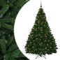 Preview: Künstlicher Weihnachtsbaum Mittelgrün mit Kugeln 270 cm