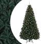 Preview: Künstlicher Weihnachtsbaum Dunkelgrün mit Kugeln 300 cm