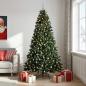 Preview: Künstlicher Weihnachtsbaum Dunkelgrün mit Kugeln 300 cm