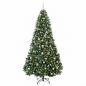 Preview: Künstlicher Weihnachtsbaum mit Weihnachtskugeln, grün 180 cm