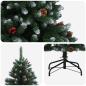Preview: Künstlicher klappbarer Weihnachtsbaum 180 cm PVC