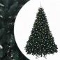 Preview: Künstlicher Weihnachtsbaum, dunkelgrün, mit Weihnachtskugeln