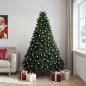 Preview: Künstlicher Weihnachtsbaum, dunkelgrün, mit Weihnachtskugeln