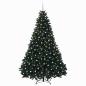 Preview: Künstlicher Weihnachtsbaum, dunkelgrün, mit Weihnachtskugeln
