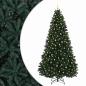 Preview: Künstlicher Weihnachtsbaum dunkelgrün mit Kugeln 270 cm