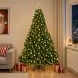 Preview: ARDEBO.de - Künstlicher Weihnachtsbaum Hellgrün mit Christbaumkugeln 270 cm