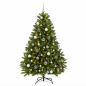 Preview: Künstlicher Weihnachtsbaum Hellgrün mit Kugeln 270 cm 300 LEDs