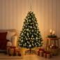 Preview: ARDEBO.de - Künstlicher Weihnachtsbaum, dunkelgrün, mit Christbaumkugeln