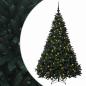 Preview: Künstlicher Weihnachtsbaum Dunkelgrün mit Kugeln 180 cm