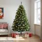 Preview: Künstlicher klappbarer Weihnachtsbaum 180 cm 300 LEDs