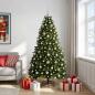 Preview: Künstlicher Weihnachtsbaum Mittelgrün mit Kugeln 240 cm