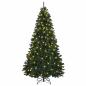 Preview: Künstlicher klappbarer Weihnachtsbaum 210 cm 400 LEDs