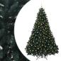 Preview: Künstlicher Weihnachtsbaum dunkelgrün mit Kugeln 270 cm