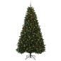 Preview: Künstlicher Weihnachtsbaum Mittelgrün mit Kugeln 300 cm