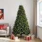 Preview: Künstlicher Weihnachtsbaum Mittelgrün mit Kugeln 270 cm