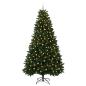 Preview: Künstlicher Weihnachtsbaum Mittelgrün mit Kugeln 270 cm