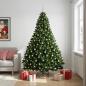 Preview: Künstlicher Weihnachtsbaum Mittelgrün mit Kugeln 270 cm