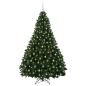 Preview: Künstlicher Weihnachtsbaum Mittelgrün mit Kugeln 270 cm