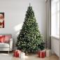 Preview: ARDEBO.de - Künstlicher klappbarer Weihnachtsbaum 240 cm PVC