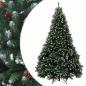 Preview: Künstlicher klappbarer Weihnachtsbaum 240 cm PVC