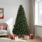 Preview: Künstlicher Weihnachtsbaum Dunkelgrün mit Christbaumkugeln