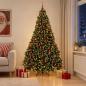 Preview: Künstlicher Weihnachtsbaum Grün mit Kugeln 240 cm 300 LEDs