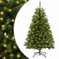 Preview: Künstlicher klappbarer Weihnachtsbaum 180 cm 300 LEDs