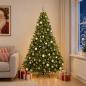 Preview: ARDEBO.de - Künstlicher Weihnachtsbaum Hellgrün mit Kugeln 240 cm 300 LEDs