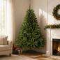 Preview: ARDEBO.de - Künstlicher klappbarer Weihnachtsbaum 180 cm PVC Hellgrün