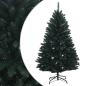 Preview: Künstlicher klappbarer Weihnachtsbaum 180 cm PVC Dunkelgrün