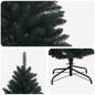 Preview: Künstlicher klappbarer Weihnachtsbaum 180 cm PVC Dunkelgrün