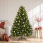 Preview: Künstlicher Weihnachtsbaum, hellgrün mit Weihnachtskugel 180 cm