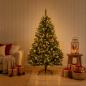 Preview: ARDEBO.de - Künstlicher klappbarer Weihnachtsbaum 180 cm 300 LEDs